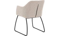 Goossens eetkamerstoel lisbet beige stof - 8219499-02