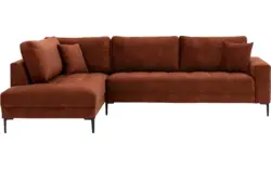 Goossens hoekbank coco bruin stof - 8219559-01