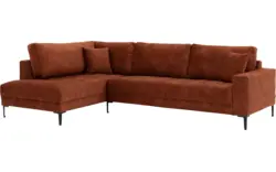Goossens hoekbank coco bruin stof - 8219559-01