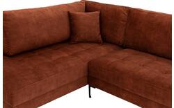Goossens hoekbank coco bruin stof - 8219559-01