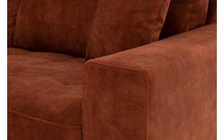 Goossens hoekbank coco bruin stof - 8219559-01