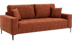 Goossens zitbank coco bruin stof - 8219560-05