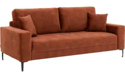 Goossens zitbank coco bruin stof - 8219560-01