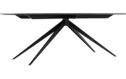 Goossens excellent eettafel uniek zwart eiken - 8219566-01
