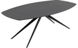 Goossens excellent eettafel uniek zwart eiken - 8219566-01