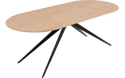 Goossens excellent eettafel uniek blank eiken - 8219567-01