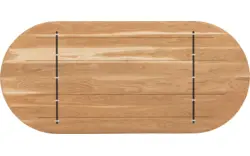 Goossens excellent eettafel uniek blank eiken - 8219567-01