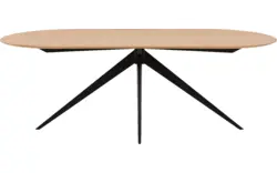 Goossens excellent eettafel uniek blank eiken - 8219570-01