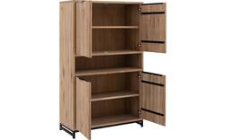 Goossens opbergkast max grijs eiken - 8219581-01