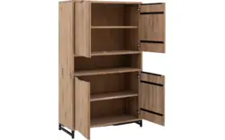 Goossens opbergkast max grijs eiken - 8219581-01
