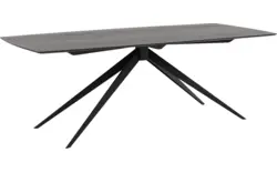Goossens excellent eettafel uniek zwart eiken - 8219604-01