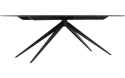 Goossens excellent eettafel uniek zwart eiken - 8219604-01