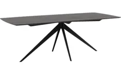 Goossens excellent eettafel uniek zwart eiken - 8219605-01