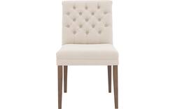 Goossens eetkamerstoel pearl wit stof - 8220153-02