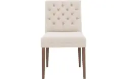 Goossens eetkamerstoel pearl wit stof - 8220153-02