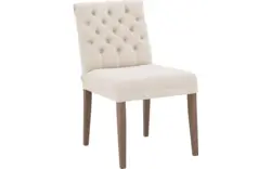 Goossens eetkamerstoel pearl wit stof - 8220153-02