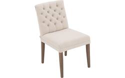 Goossens eetkamerstoel pearl wit stof - 8220153-02