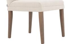Goossens eetkamerstoel pearl wit stof - 8220153-02