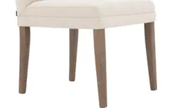 Goossens eetkamerstoel pearl wit stof - 8220153-02