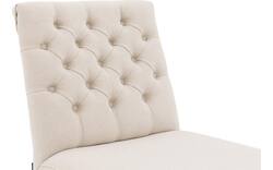 Goossens eetkamerstoel pearl wit stof - 8220153-02