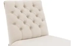 Goossens eetkamerstoel pearl wit stof - 8220153-02