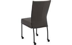 Goossens eetkamerstoel funk grijs leer - 8220161-04