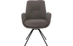Goossens excellent eetkamerstoel mabach grijs leer - 8220163-goossens-excellent-mabach-eetkamerstoel-leer-grijs- 35