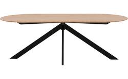 Goossens excellent eettafel uniek blank eiken - 8220173-02