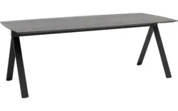 Goossens excellent eettafel uniek zwart eiken - 8220180-01