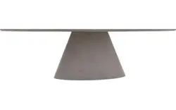 Goossens eettafel stone grijs beton - 8220435-01-A