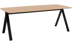 Goossens excellent eettafel uniek blank eiken - 8220438-01