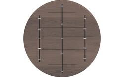 Goossens excellent eettafel uniek donker bruin eiken - 8220572-01