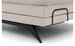 Goossens excellent boxspring compleet avance dextro compleet grijs stof - 8220751-01