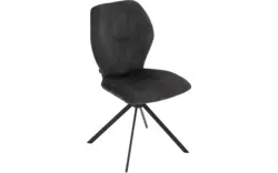 Goossens eetkamerstoel hera grijs stof - 8221038-01