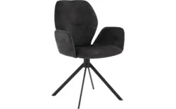 Goossens eetkamerstoel hera grijs stof - 8221039-01