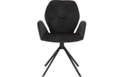 Goossens eetkamerstoel hera grijs stof - 8221039-01