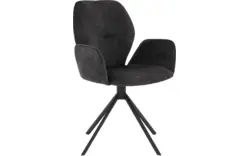 Goossens eetkamerstoel hera grijs stof - 8221039-01