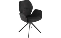 Goossens eetkamerstoel hera grijs stof - 8221039-01