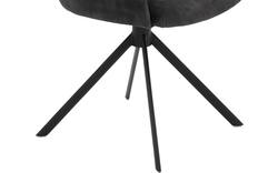 Goossens eetkamerstoel hera grijs stof - 8221039-01