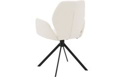 Goossens eetkamerstoel hera wit stof - 8221043-02 3