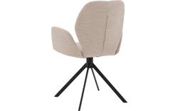 Goossens eetkamerstoel hera beige stof - 8221049-02