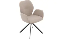 Goossens eetkamerstoel hera beige stof - 8221049-02