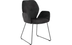 Goossens eetkamerstoel hera grijs stof - 8221055-01