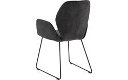 Goossens eetkamerstoel hera grijs stof - 8221055-02