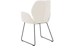 Goossens eetkamerstoel hera wit stof - 8221059-01 3