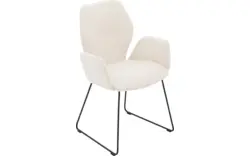 Goossens eetkamerstoel hera wit stof - 8221059-01 3