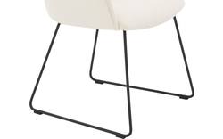 Goossens eetkamerstoel hera wit stof - 8221059-01 3