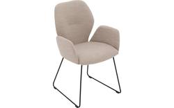 Goossens eetkamerstoel hera beige stof - 8221065-02