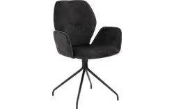 Goossens eetkamerstoel hera grijs stof - 8221071-01
