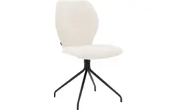 Goossens eetkamerstoel hera wit stof - 8221074-01